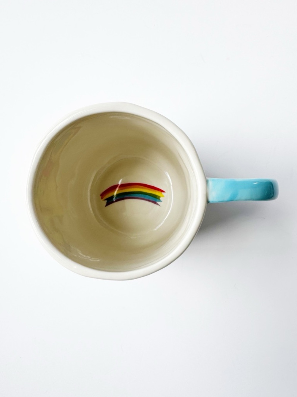 Luke John Matthew Arnold for Anthropologie Kindness Binds Us Rainbow Mug | NWOT - Picture 5 of 6